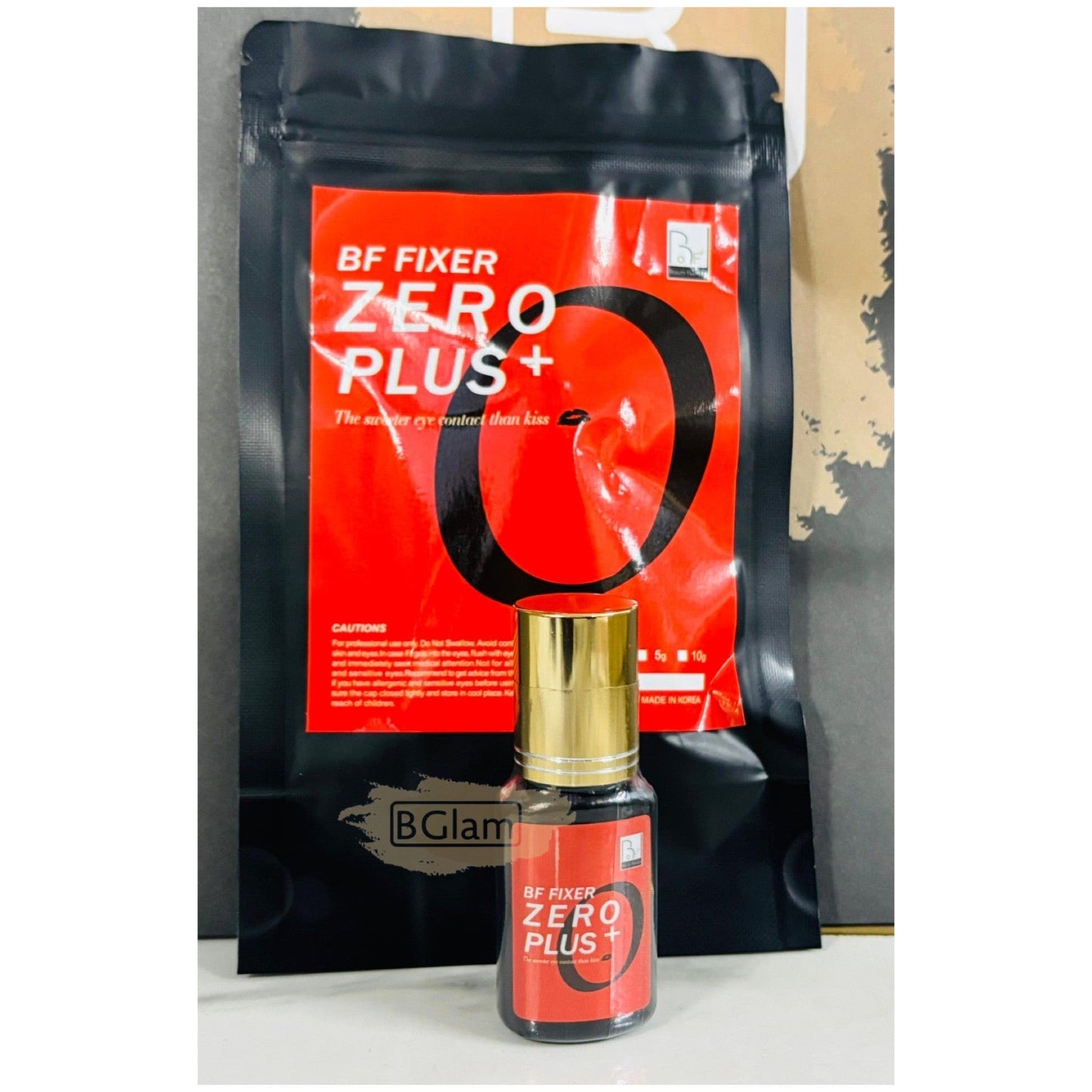 BF Fixer Zero Plus+ Colle à Cils Coréenne 10 g | 0,5-1 sec | 7-8 semaines | Noir