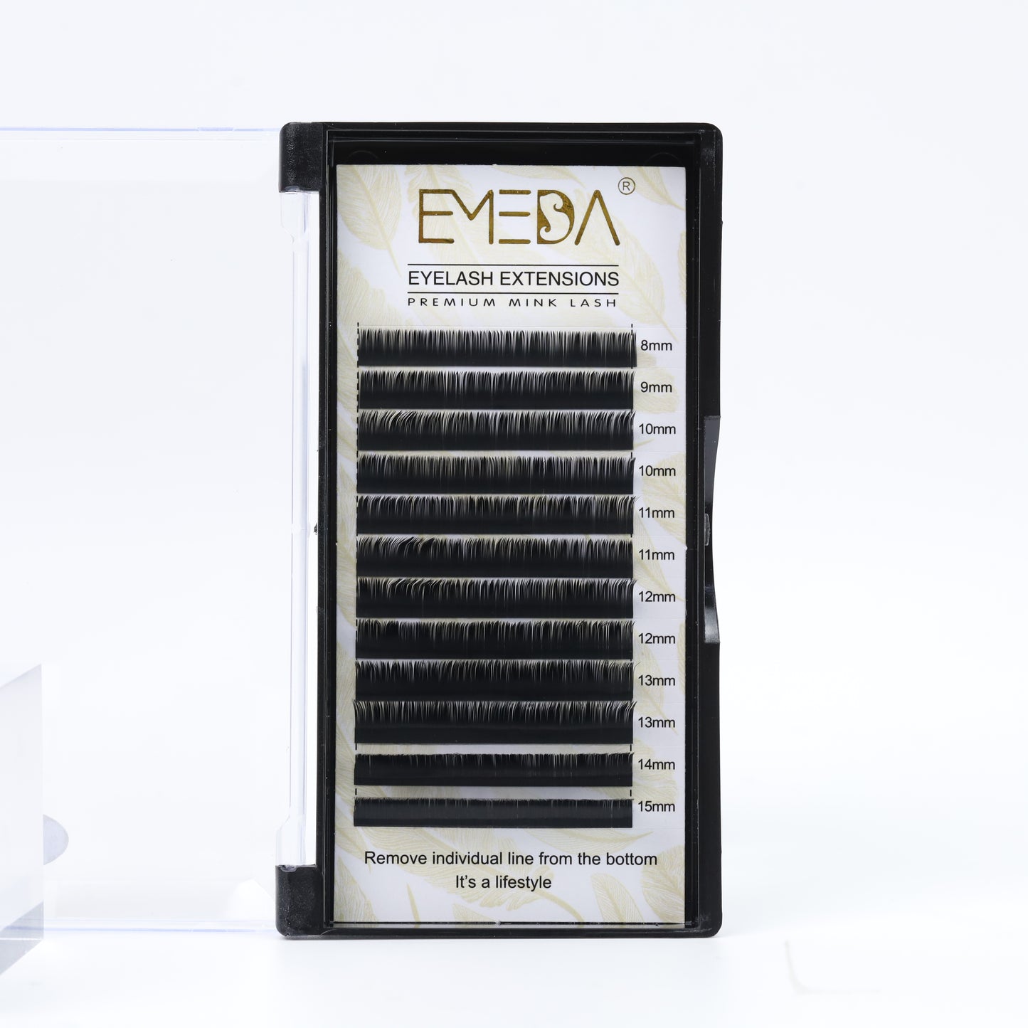 EMEDA Eyelash Extension | Volume | 0.07 N Curl | Mixed 8-15mm