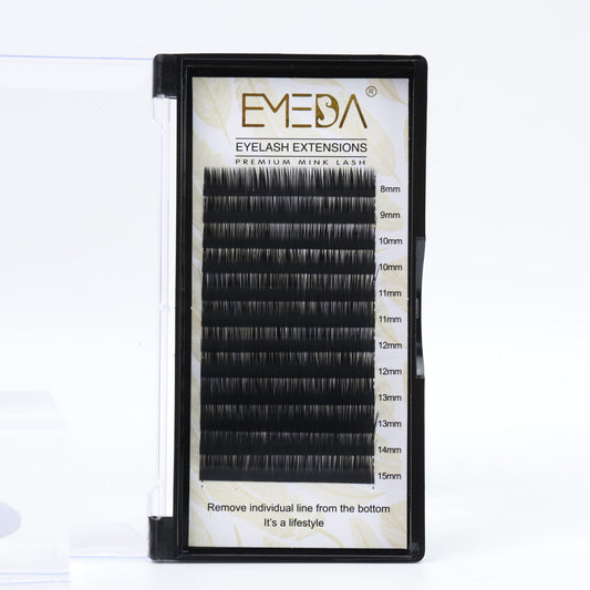 EMEDA Eyelash Extension | Volume | 0.05 L Curl | Mixed 8-15mm