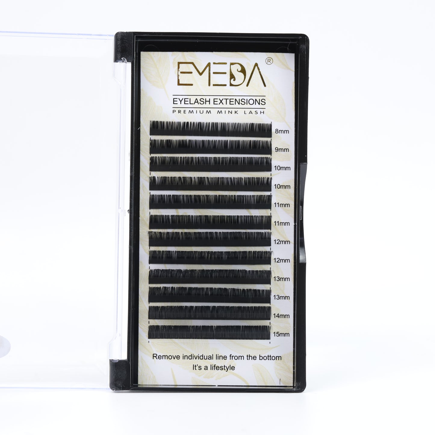 EMEDA Eyelash Extension | Volume | 0.05 LD Curl | Mixed 8-15mm