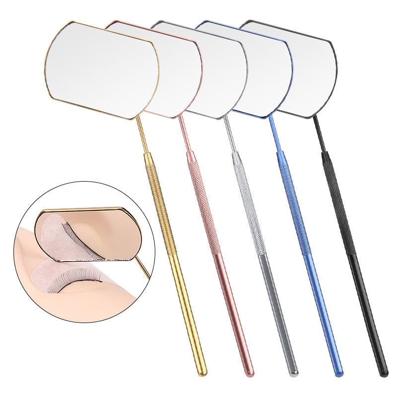 Mirror with Detachable Non-slip handle for Eyelash Extensions