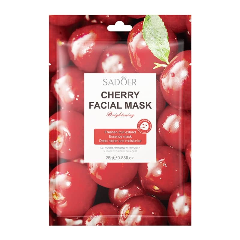 Masque Visage Cerise | Éclat & Hydratation | 25ml