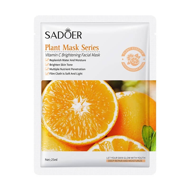 Masque Visage Orange | Éclat & Hydratation | 25ml