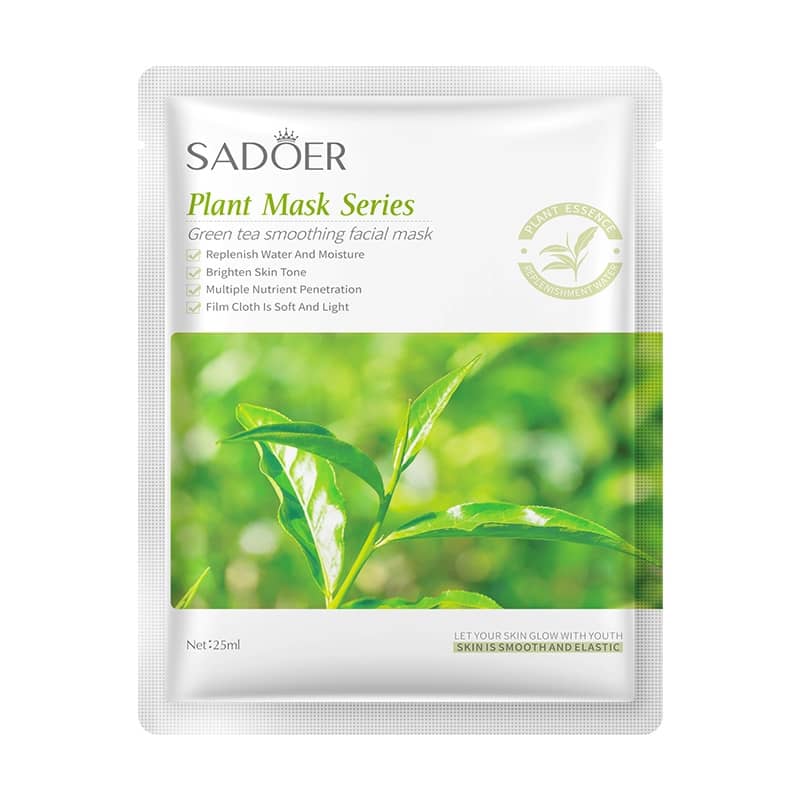 Masque Visage Thé Vert | Fraîcheur & Hydratation | 25ml