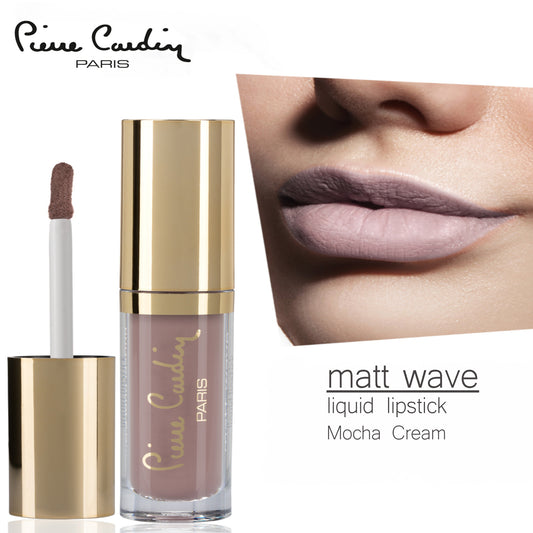 Pierre Cardin Matt Wave Liquid Lipstick – Ultra Long Lasting  Mocha Cream 335 - 5 ml
