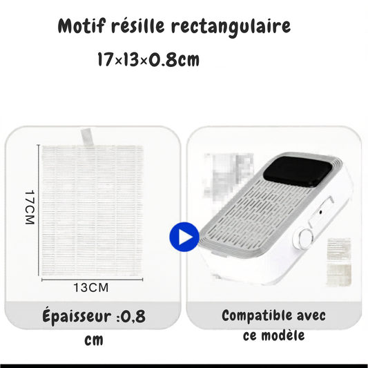 Rectangular Mesh Filter for Nail Dust Collector