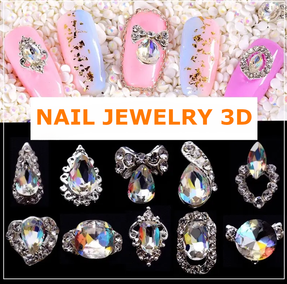 3D Nail Fashion Jewelry | H250 to 269 | Sold by the piece