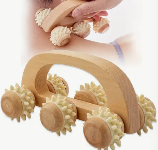 Maderotherapy Full Body Massage Roller | 6 Wheels