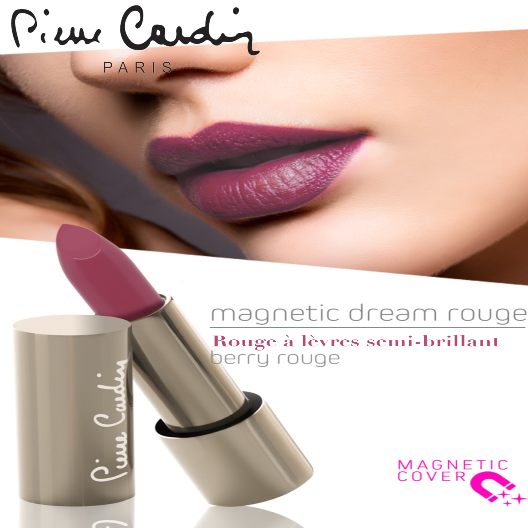 Pierre Cardin Magnetic Dream Lipstick Berry Rouge 256 | 11255 | 4 gr ...