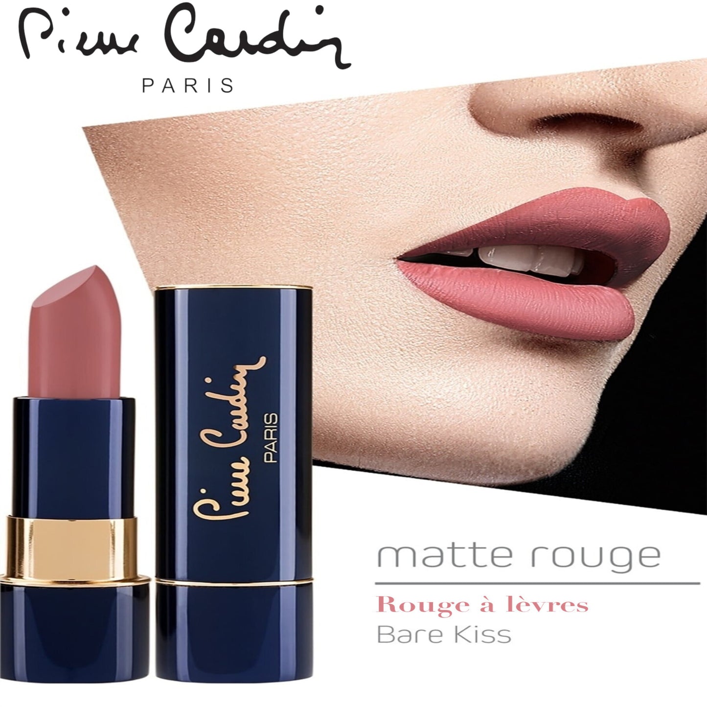 Pierre Cardin Rouge Mat Bare Kiss 345 - 4,3 gr
