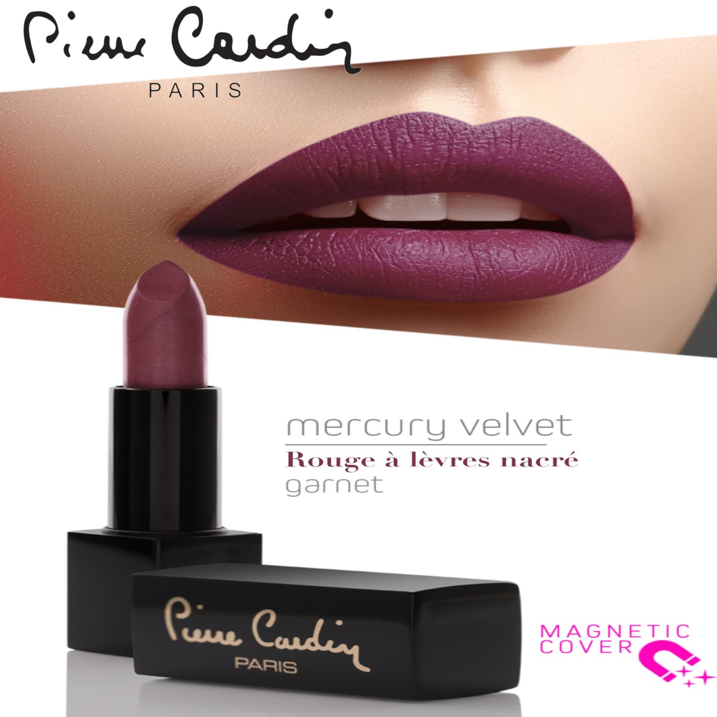 Pierre Cardin Mercury Velvet Lipstick  Garnet 169 - 4 gr