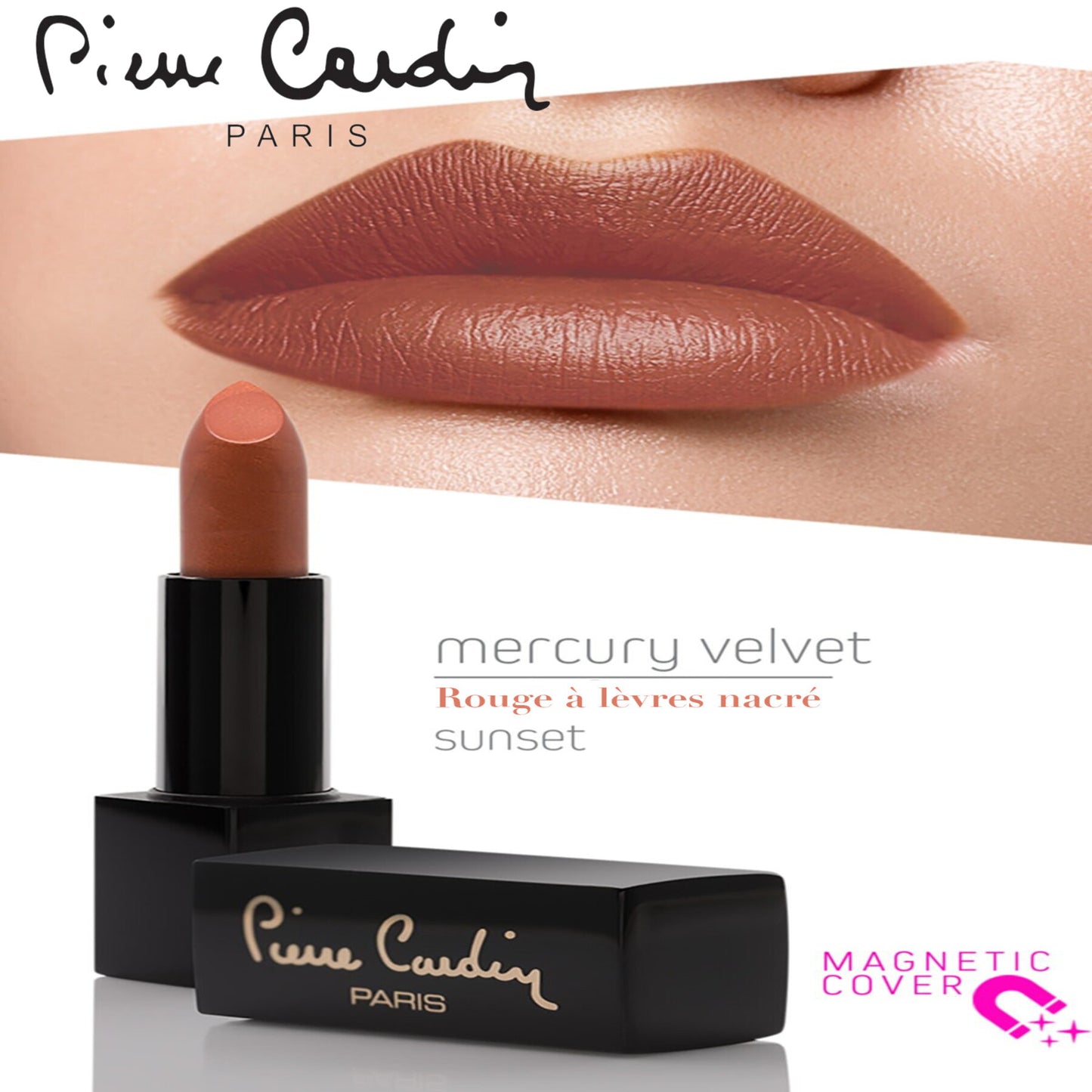 Pierre Cardin Mercury Velvet Lipstick  Sunset 164 - 4 gr