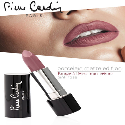 Pierre Cardin Porcelain Matte Edition Lipstick  Pink Rose 198 - 4 gr