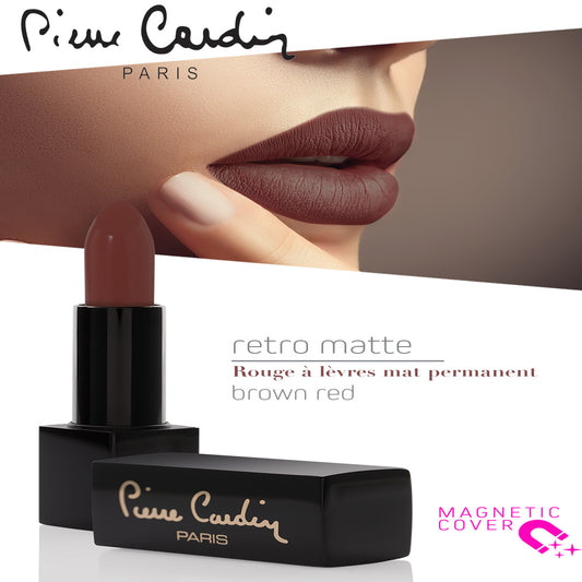 Pierre Cardin Retro Matte Lipstick  Brown Red 156 - 4 gr