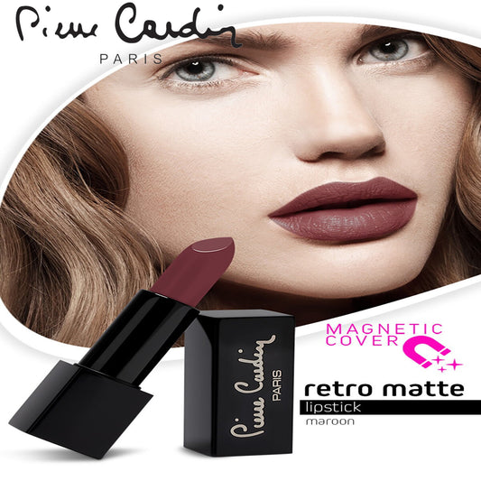Pierre Cardin Retro Matte Lipstick  Maroon 157 - 4 gr