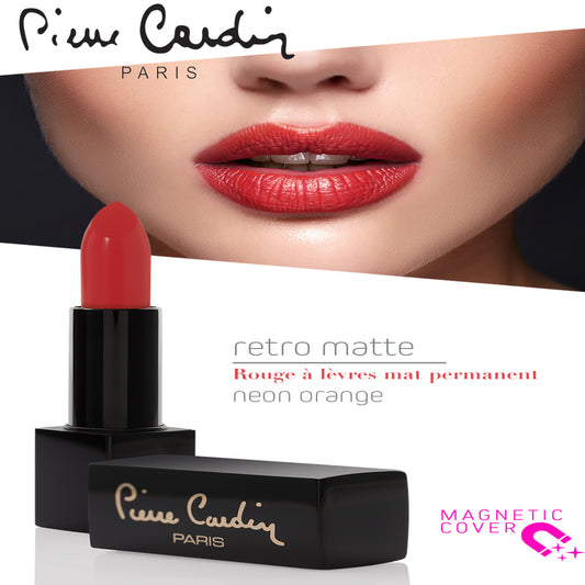 Pierre Cardin Retro Matte Lipstick  Neon Orange 148 - 4 gr