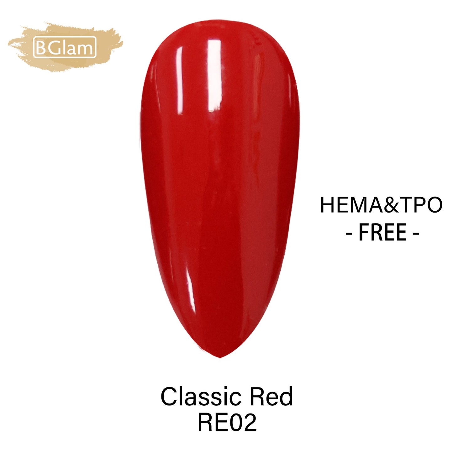 BGLAM Gel polish 15ml | Red 02