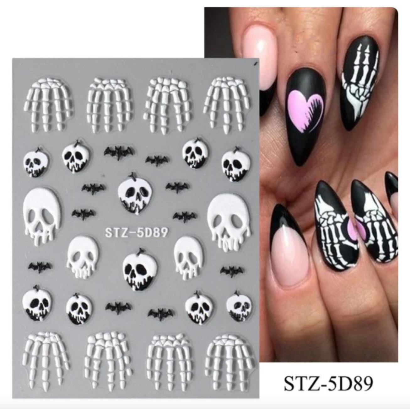 Nail Art Sticker | Halloween | STZ-5D89