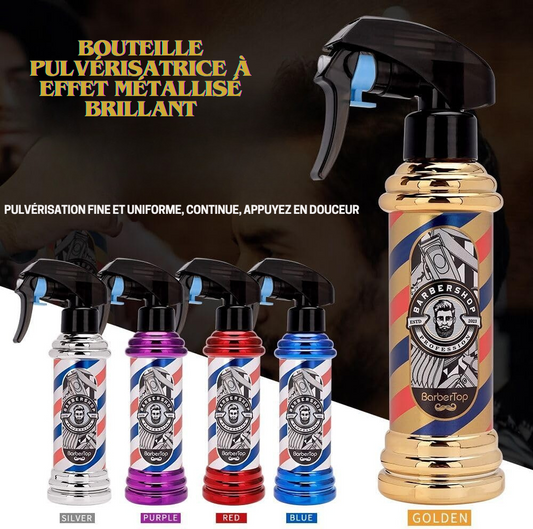 Flacon pulvérisateur avec finition métallique brillante | 5 couleurs
