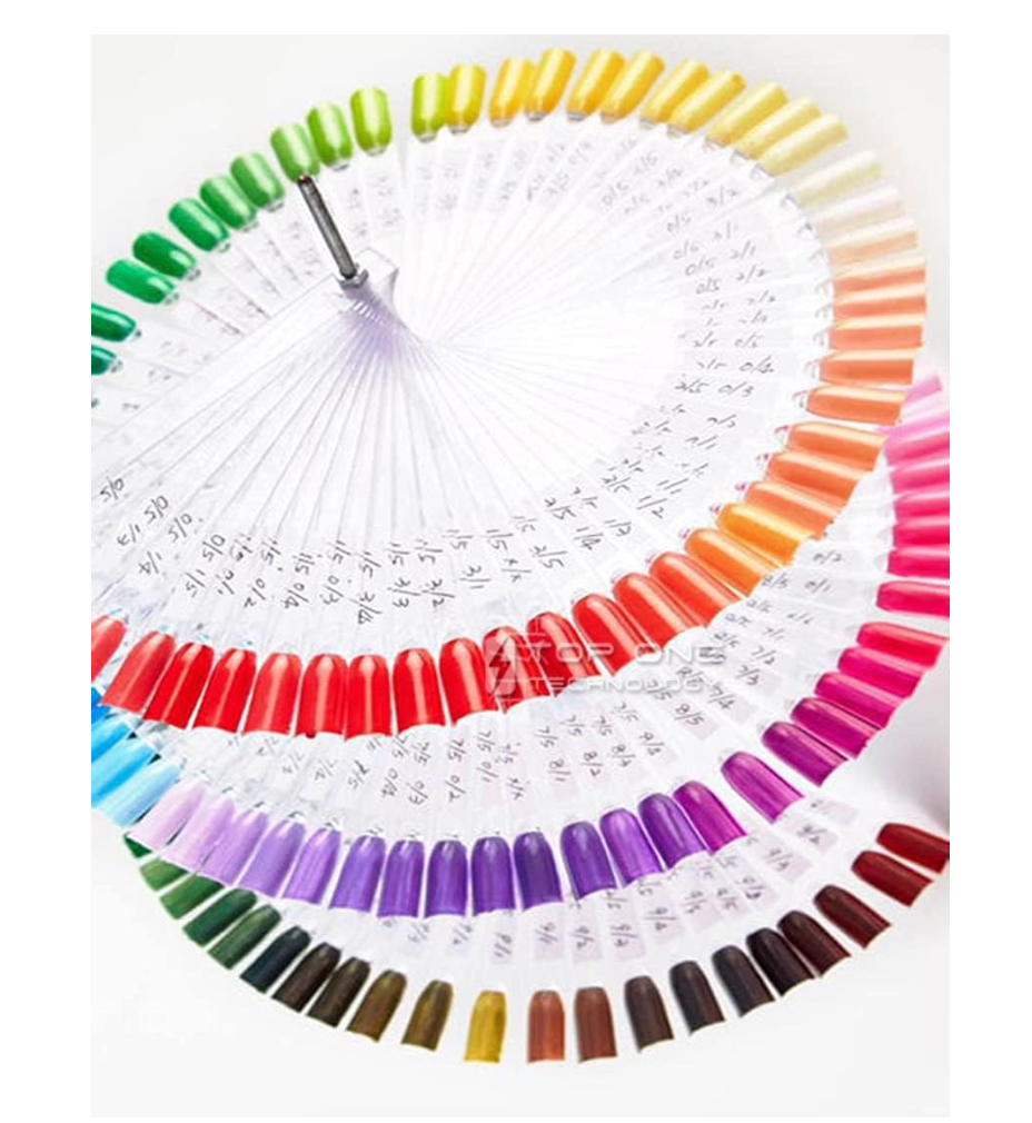 Nail Display Swatch Spiral Stand | Clear (120 tips)