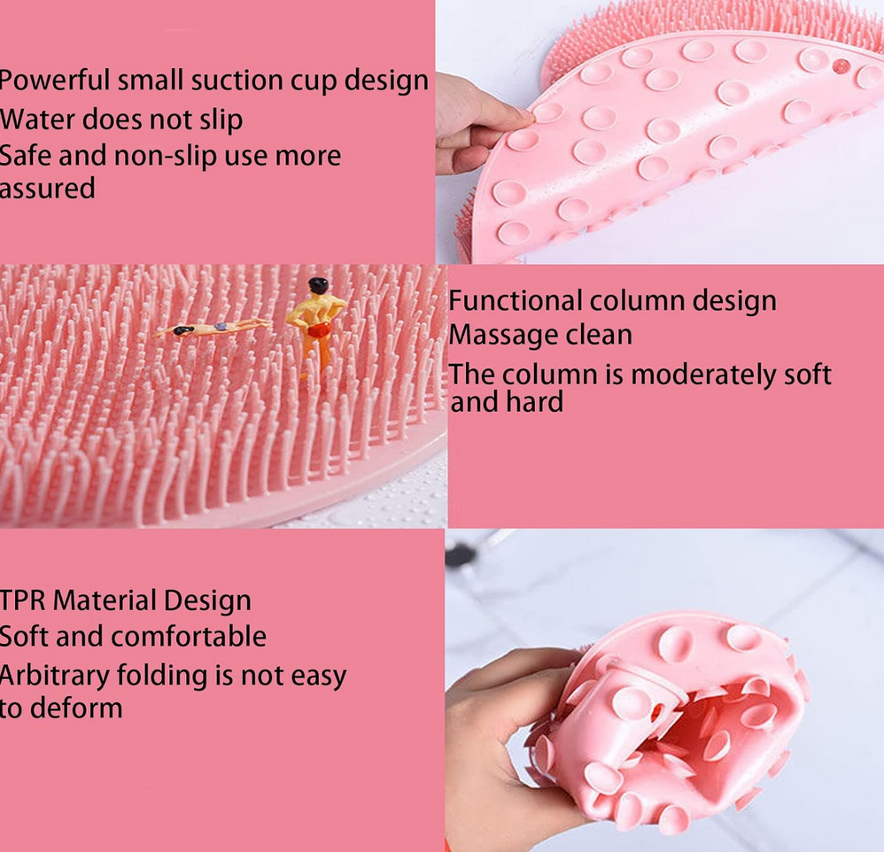 Soft Silicone Foot Scrubbing & Massage Mat