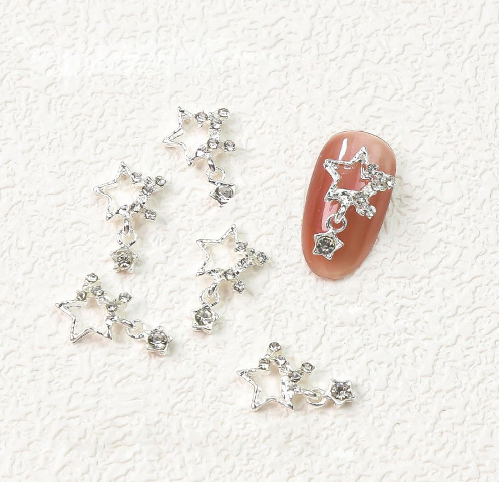 3D Nail Fashion Jewelry | Star | Sold by the piece
