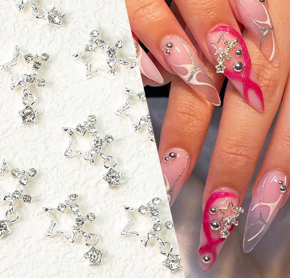 3D Nail Fashion Jewelry | Star | Sold by the piece