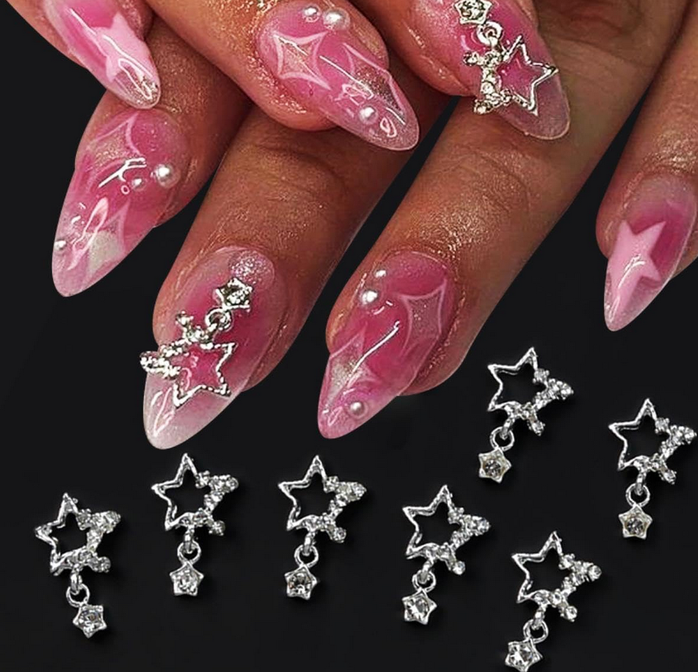 3D Nail Fashion Jewelry | Star | Sold by the piece