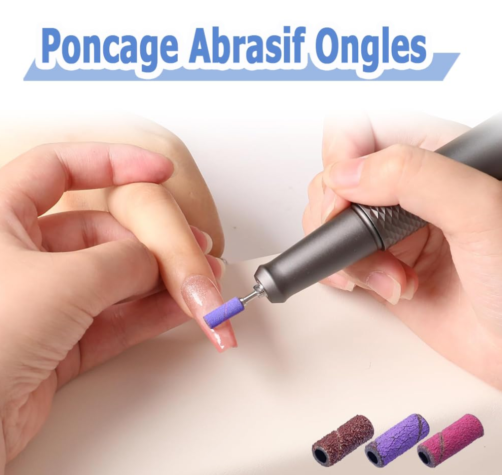 Nail Drill Sanding Bands Kit | 60 PCS + Mandrel