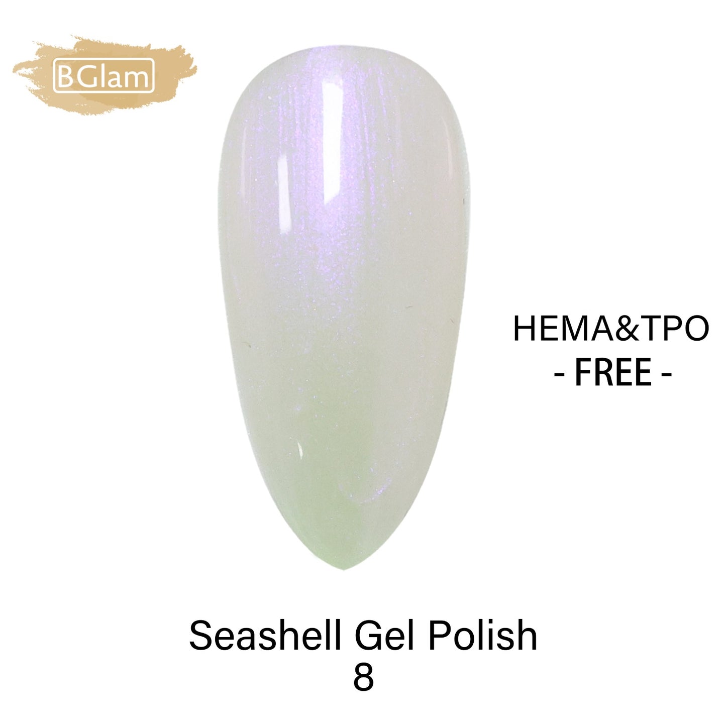 BGLAM Gel Polish 15ml | Seashell 8