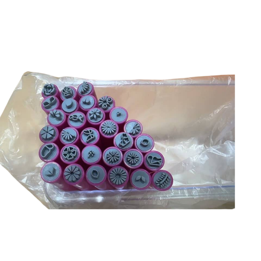 Nail Art Stamp Set | 30 Designs | Flowers, Patterns