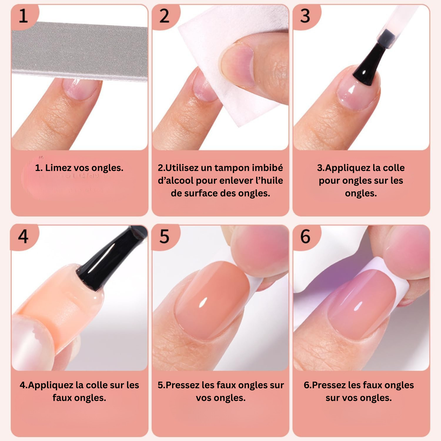 French Nail Tips 32PCS | YS-515-390-2