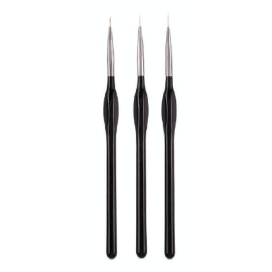 Nail Art Liner Brush Set | 3 Pieces