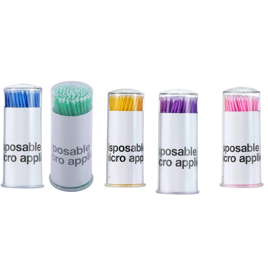 Applicateurs de micro-pinceaux jetables pour extension de cils (100 pièces par boîte)