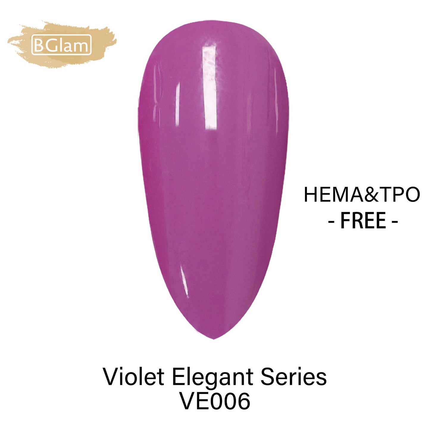 BGLAM Gel Polish 15ml | Violet | VE006