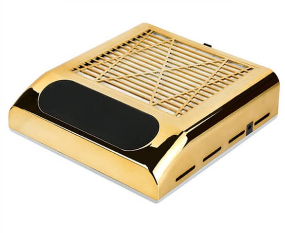 Professional Nail Dust Collector with Hand Cushion 80W - Gold