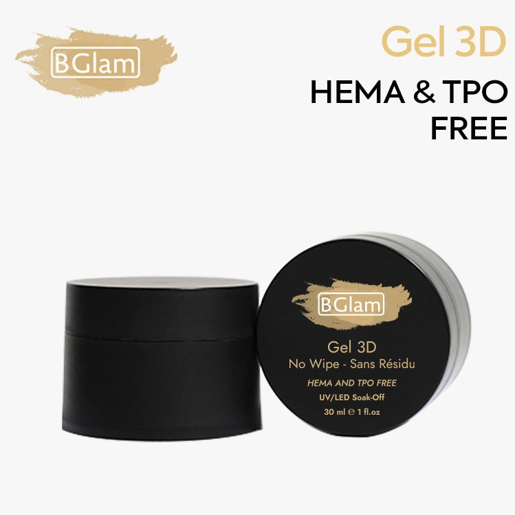 BGLAM Gel Sculptant 3D | Sans Résidu | Effets Ondulations d’Eau | 30 ml