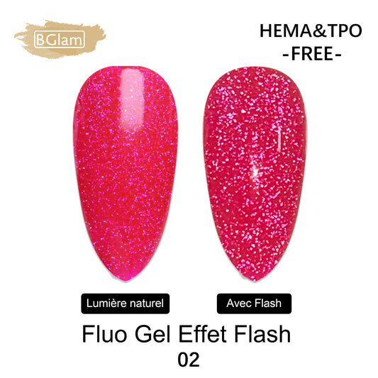 BGLAM Gel polish 15ml | Fluo | Flash Effect 2