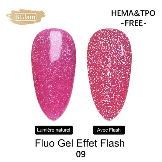 BGLAM Gel polish 15ml | Fluo | Flash Effect 9
