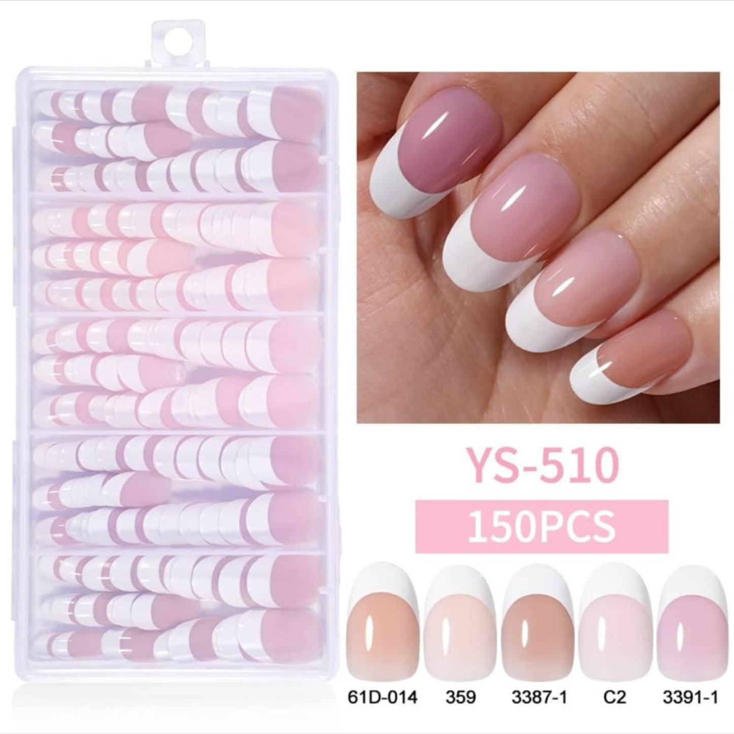 French Nail Tips 150PCS | YS-510