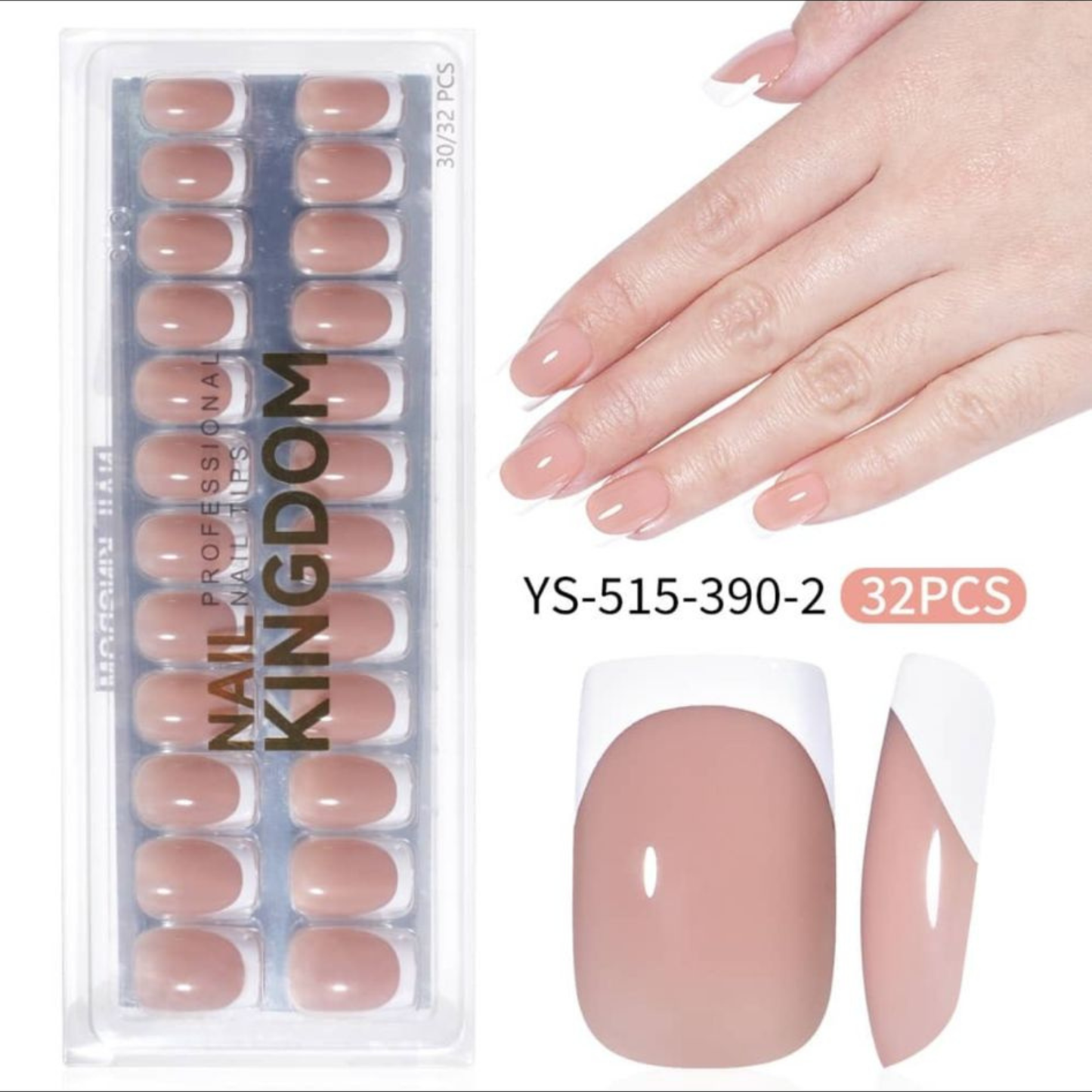French Nail Tips 32PCS | YS-515-390-2