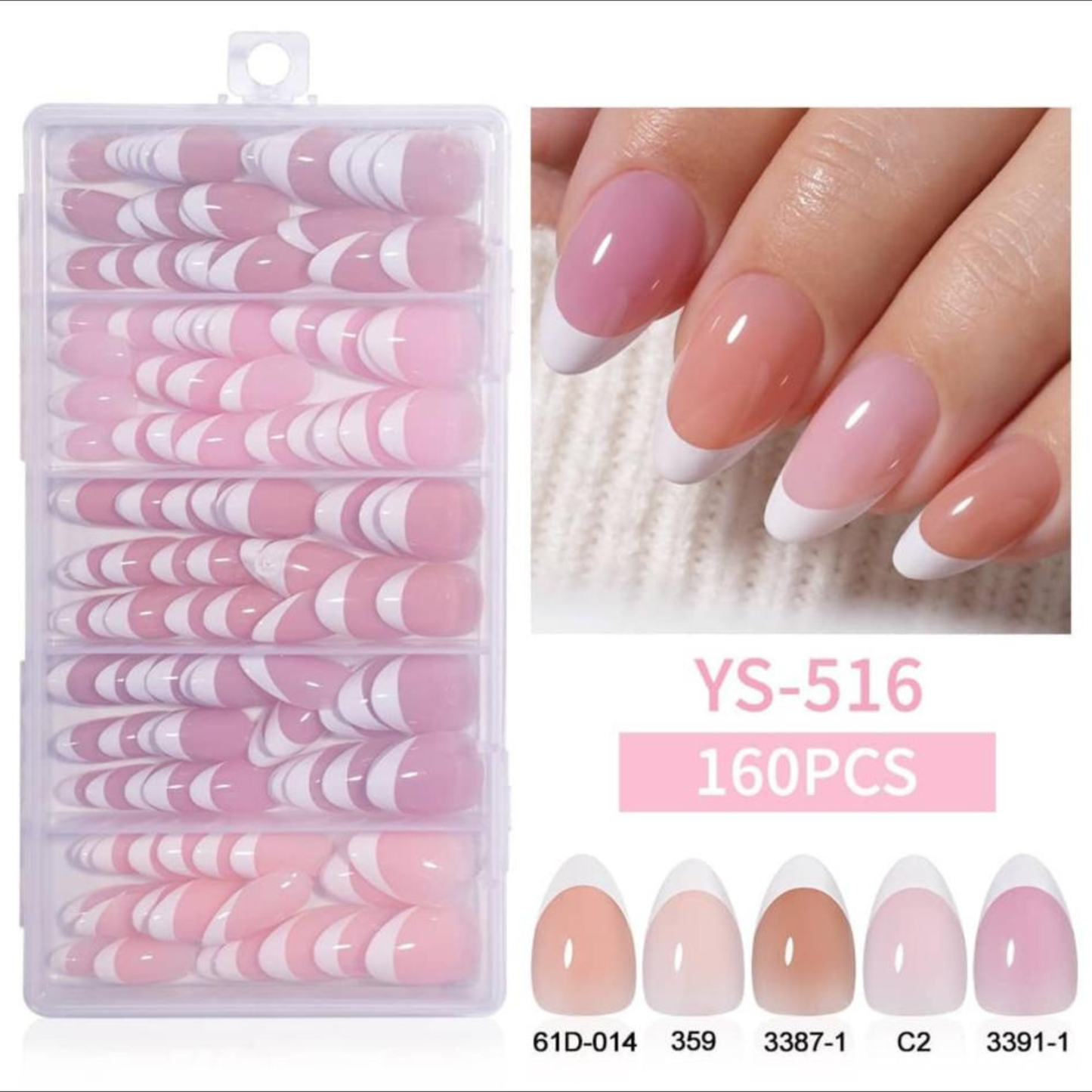 French Nail Tips 150PCS | YS-516
