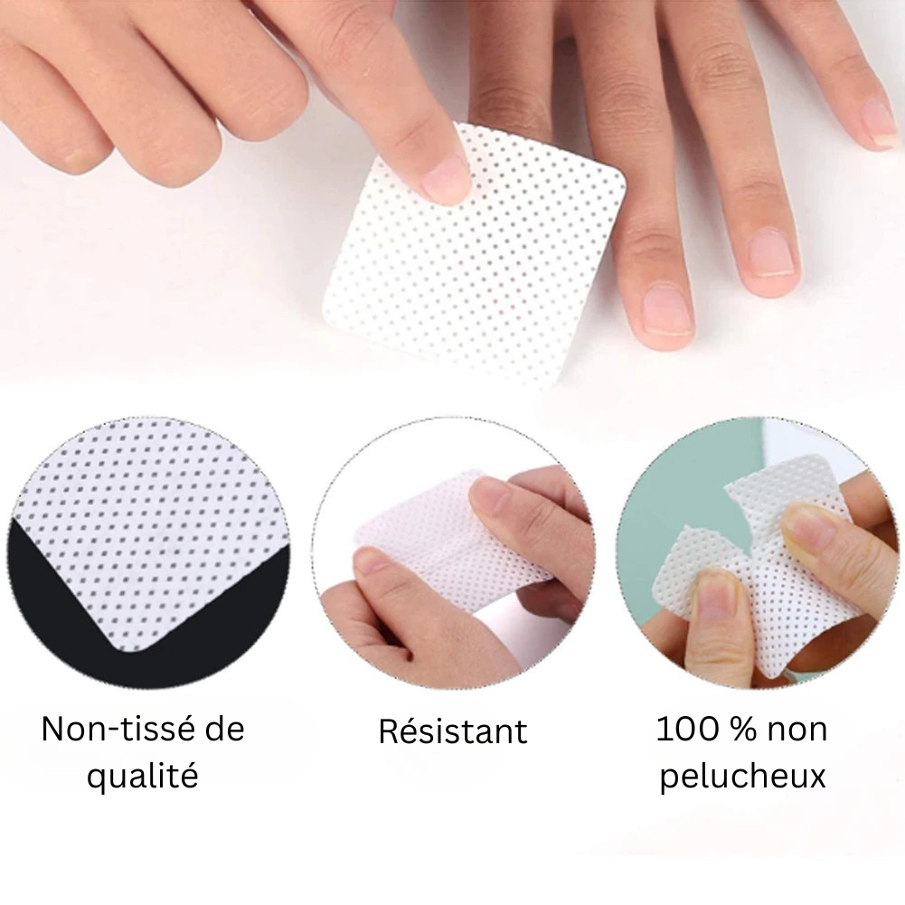 Lint Free Nail Magic Cotton Pads | Square