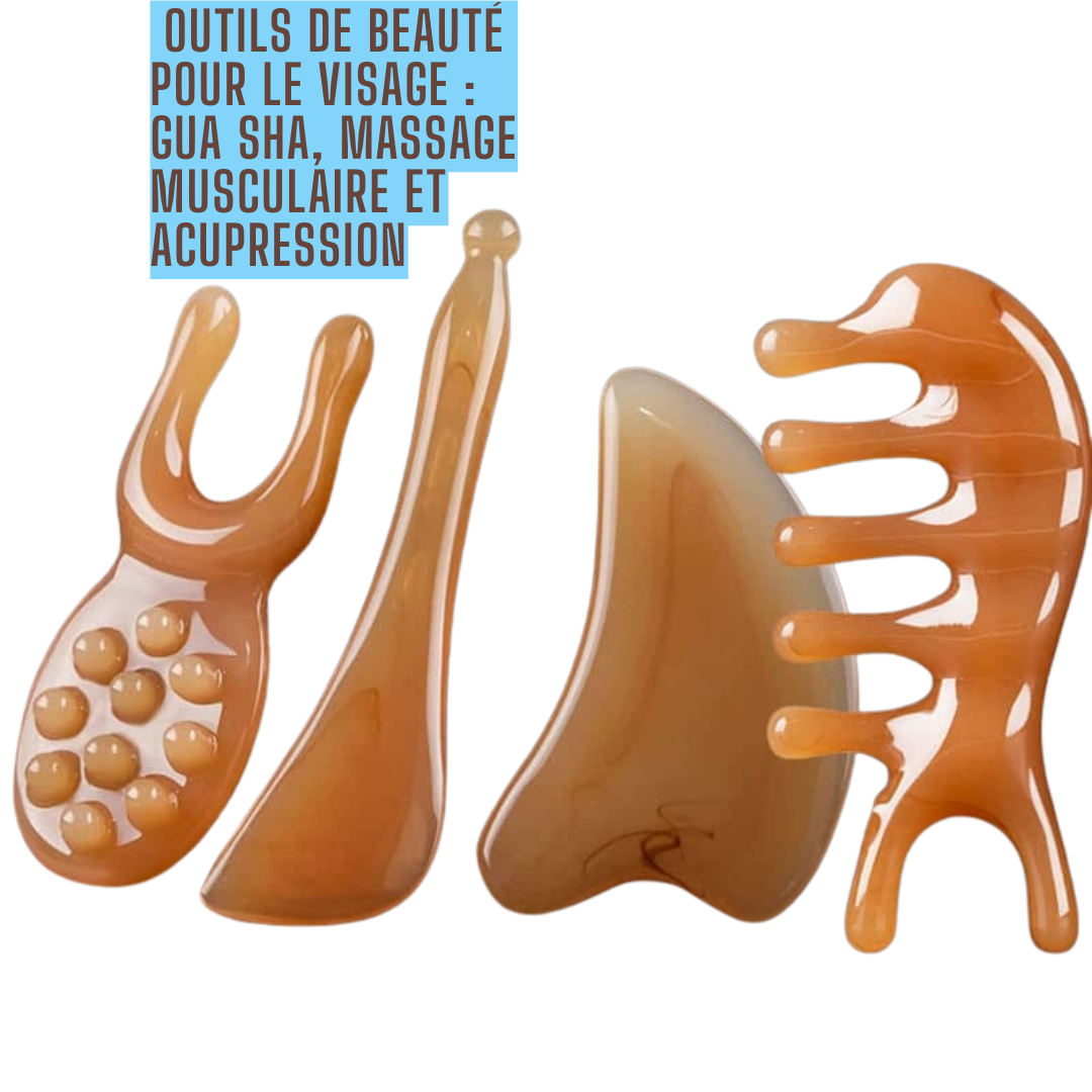 4-in-1 Gua Sha Facial Beauty Tools