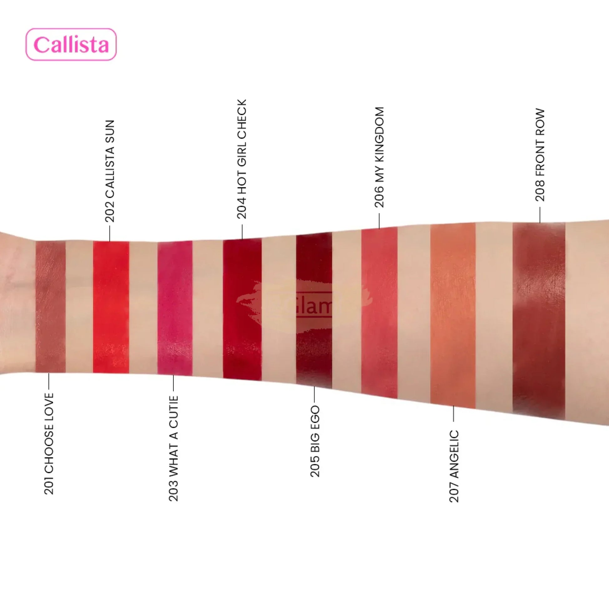 CALLISTA DREAMY MATTE CREAM LIPGLOSS 204 Hot Girl Check Lip Gloss