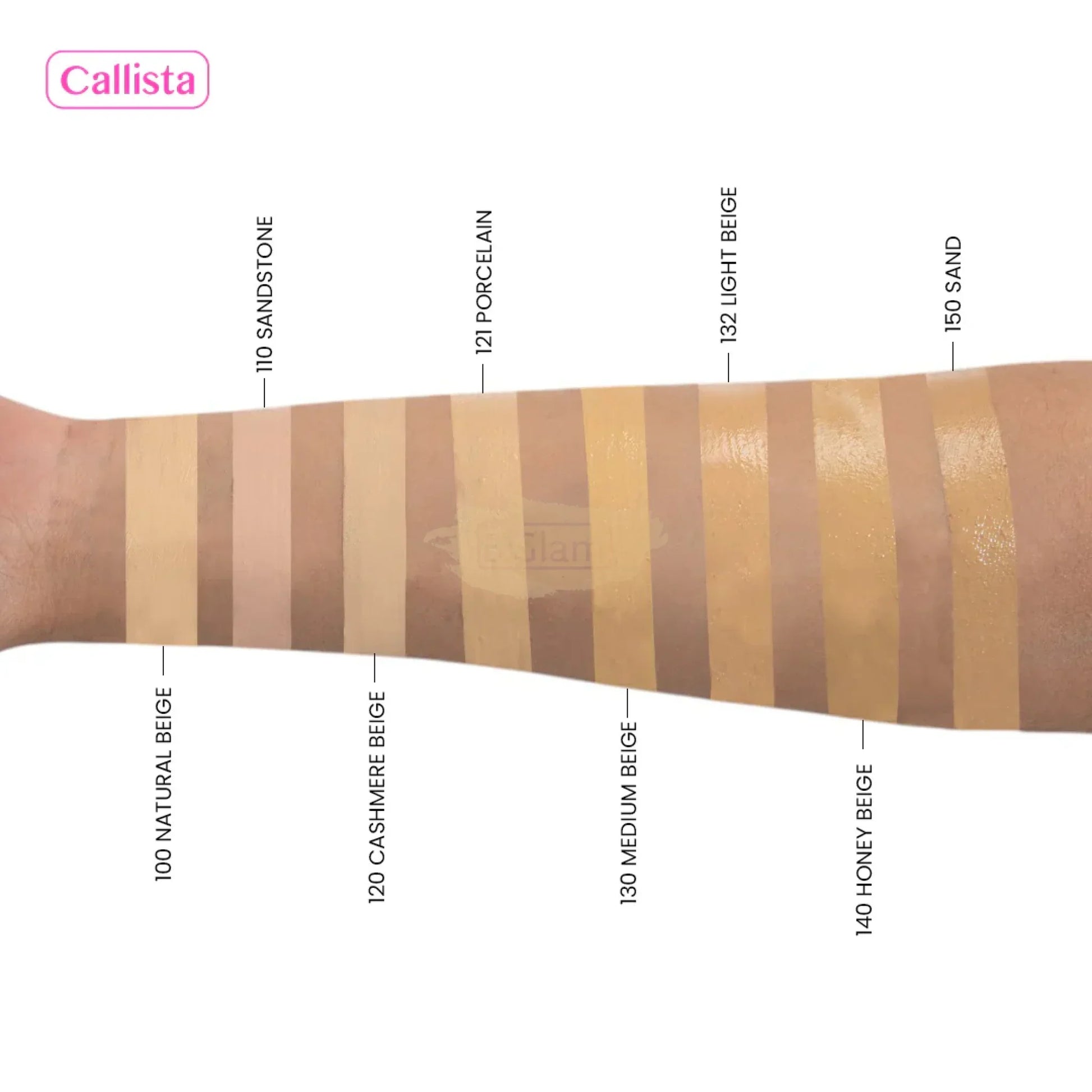 CALLISTA SELFIE FINISH FOUNDATION 110 Sandstone with SPF15 25ml Foundation