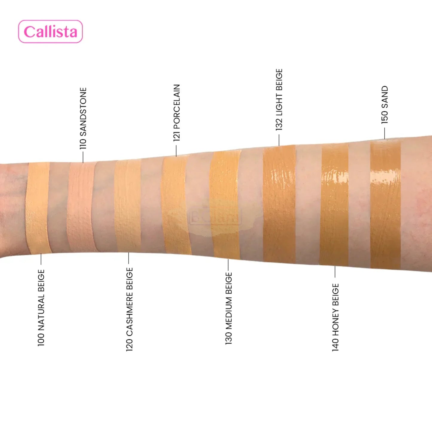 CALLISTA SELFIE FINISH FOUNDATION 110 Sandstone with SPF15 25ml Foundation