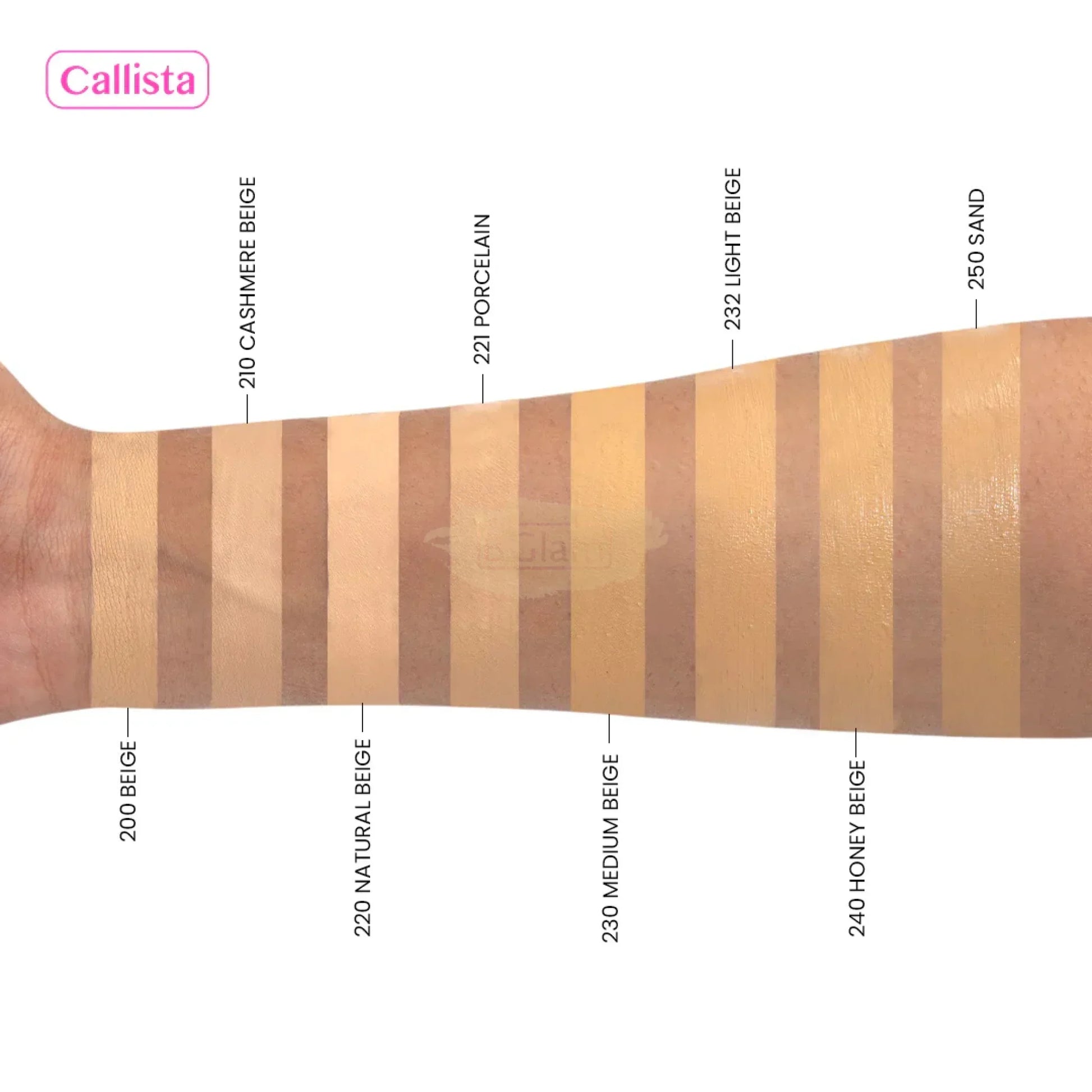 CALLISTA TOTAL PERFECTING FOUNDATION 221 Porcelain SPF 15 30ml Foundation