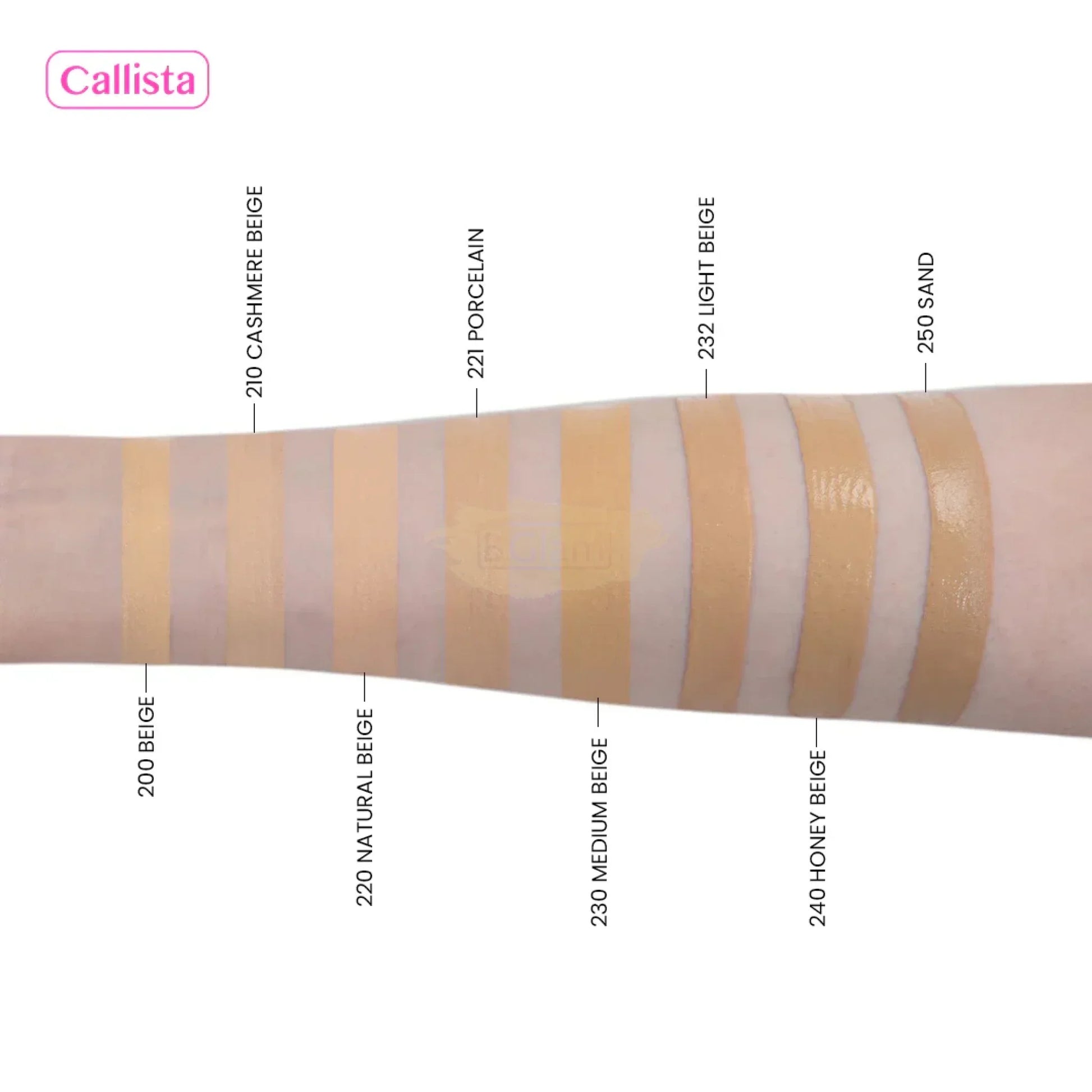 CALLISTA TOTAL PERFECTING FOUNDATION 230 Medium Beige SPF 15 30ml Foundation