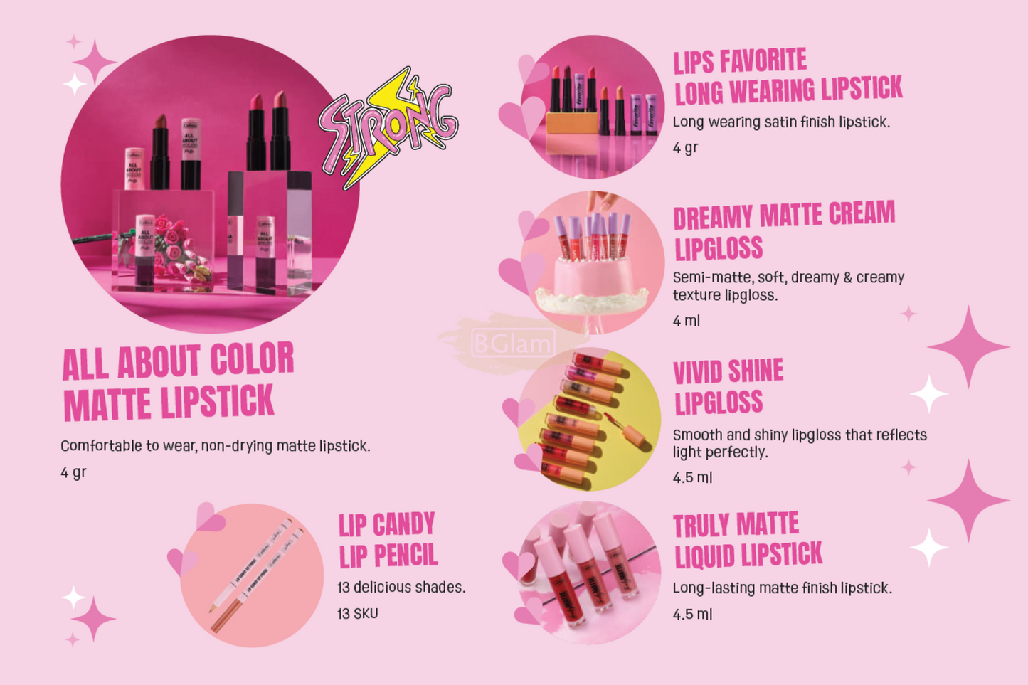 CALLISTA VIVID SHINE LIPGLOSS 104 Candy Apple Lip Gloss